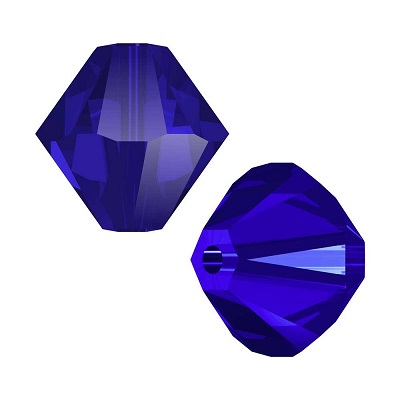 Xilion Bicone - Majestic Blue - 3 mm, 20 ks