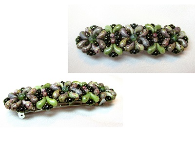 Zoliduo LEFT 5x8 mm - Alabaster Pastel Burgundy, 20 ks