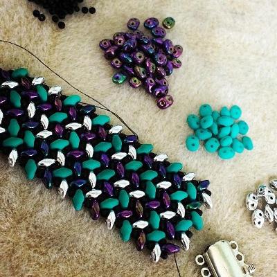 SUPERDUO - 2,5x5 mm - Magic Purple (95500CR), 10 g