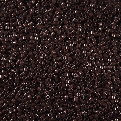Miyuki Delica 11/0 Opaque Chocolate Brown (DB0734), 5 g