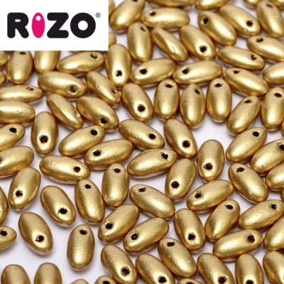 RIZO 2,5x6 mm - Matte Metallic Aztec Gold (01720AL), 10 g