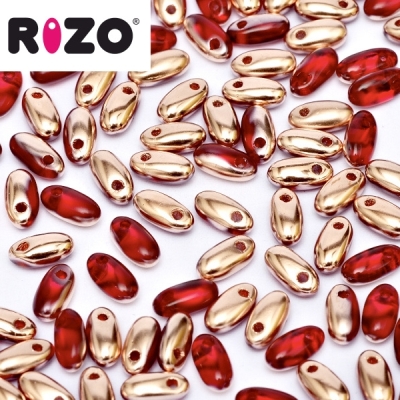 RIZO 2,5x6 mm - Red Capri Gold (C90090), 10 g
