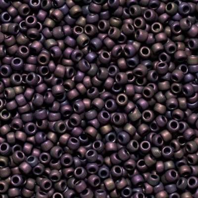 TOHO 8/0 Frosted Metallic Iris Purple (85F), 10 g