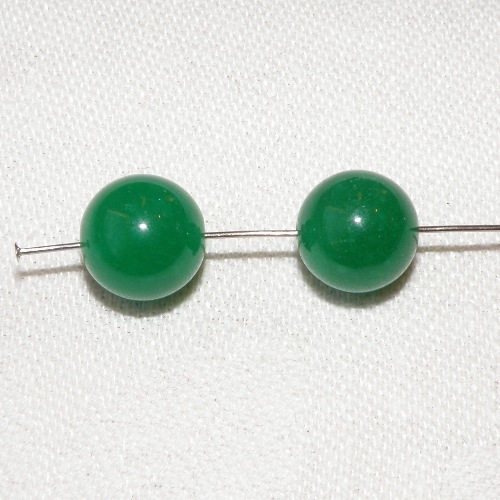 Achát zelený, 12 mm, 1 ks