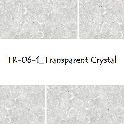 TOHO 6/0 Transparent Crystal (1), 10 g