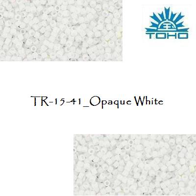 TOHO 15/0 Opaque White (41), 5 g