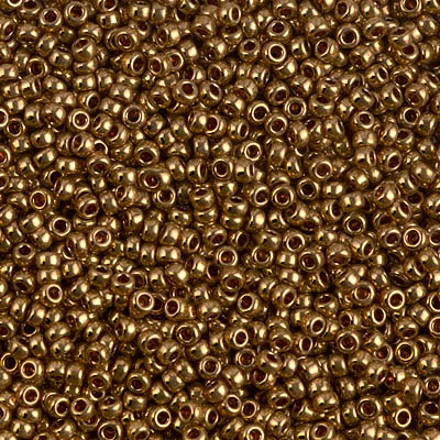 Miyuki Seed Beads 11/0 Metallic Light Bronze (MR11-457L), 10 g