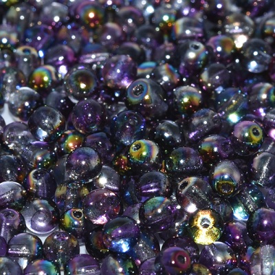 Guľôčky - Crystal Magic Purple, 4 mm, 50 ks