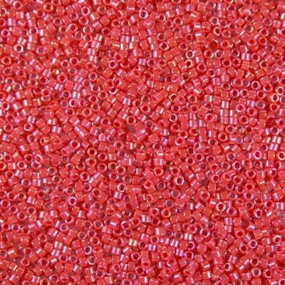 Miyuki Delica 11/0 Opaque Red Luster (DB0214), 5 g