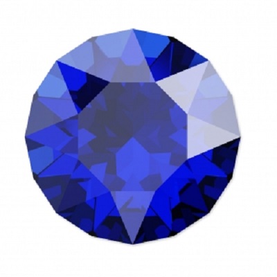 Chaton 1088 – Majestic Blue Foiled – 8 mm, 2 ks