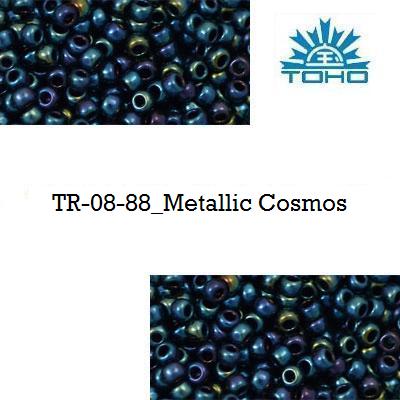 TOHO 8/0 Metallic Cosmos (88), 10 g