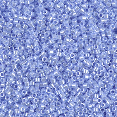 Miyuki Delica 11/0 Opaque Agate Blue Luster (DB1568), 5 g