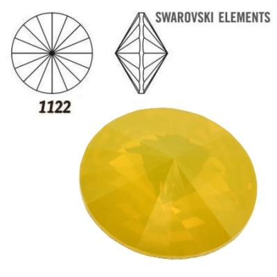 Rivoli – Yellow Opal Foiled – 10 mm, 1 ks