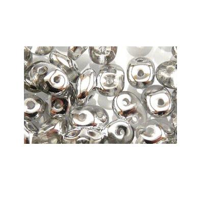 SUPERDUO - 2,5x5 mm - Silver 1/2 (S00030), 10 g