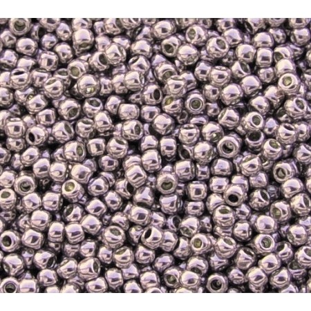 TOHO 11/0 Permanent Finish - Galvanized Lilac (PF554), 10 g