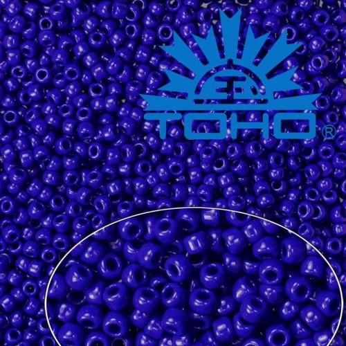 TOHO 8/0 Opaque Navy Blue (48), 10 g