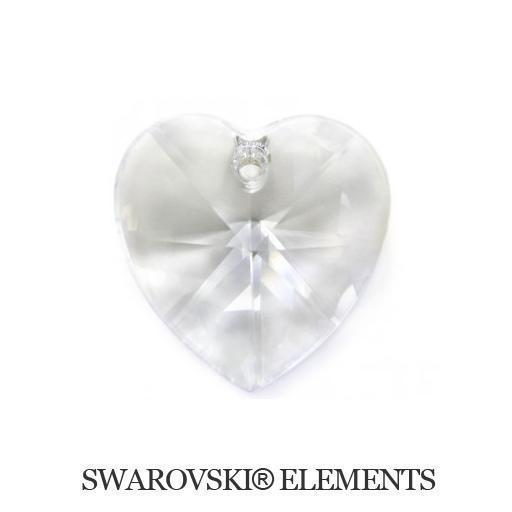 Heart - Crystal - 14,4x14 mm, 1 ks
