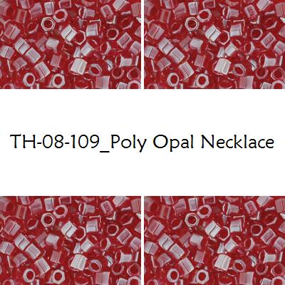 TOHO Hex 8/0 Poly Opal Necklace (109), 10 g