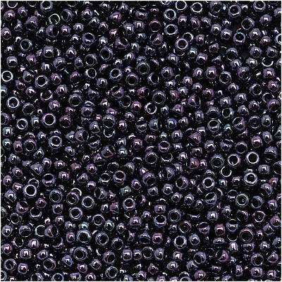 TOHO 11/0 Metallic-Amethyst Gun Metal (90), 10 g