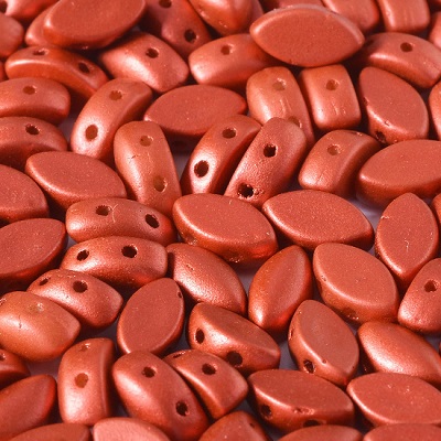 IRISDUO 4x7 mm - Lava Red (01890), 20 ks