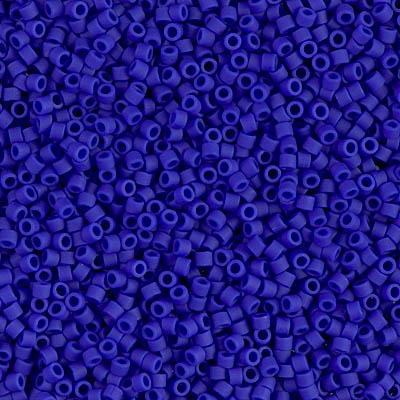 Miyuki Delica 11/0 Opaque Cobalt Matt (DB0756), 5 g