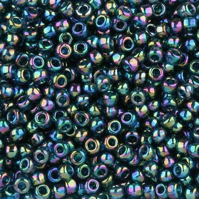 TOHO 15/0 Trans-Rainbow Teal (167BD), 5 g