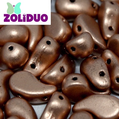 Zoliduo RIGHT 5x8 mm - Vintage Copper, 20 ks