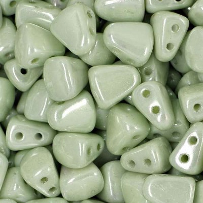 NIB-BIT 6x5 mm - Chalk Light Green Luster (03000 14457), 20 ks