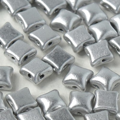 WIBEDUO 8x8 mm - Aluminium Silver (03000 01700), 20 ks
