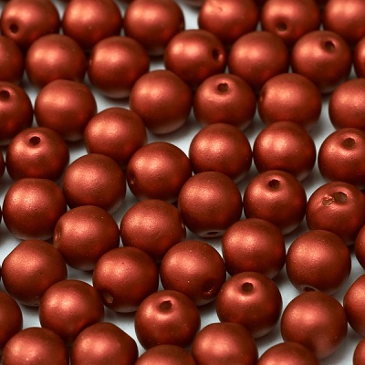 Guľôčky - Lava Red, 3 mm, 50 ks