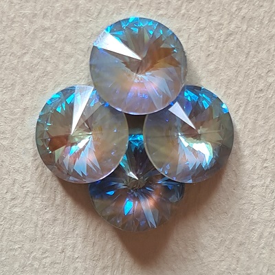 Rivoli – Crystal Serene Gray DeLite – 14 mm
