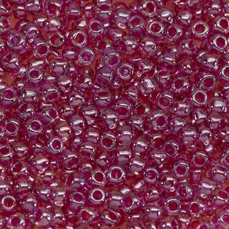 TOHO 11/0 Inside-Color Lt Amethyst_Fuchsia Lined (356), 10 g