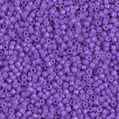 Miyuki Delica 11/0 Dyed Opaque Red Violet (DB1379), 5 g