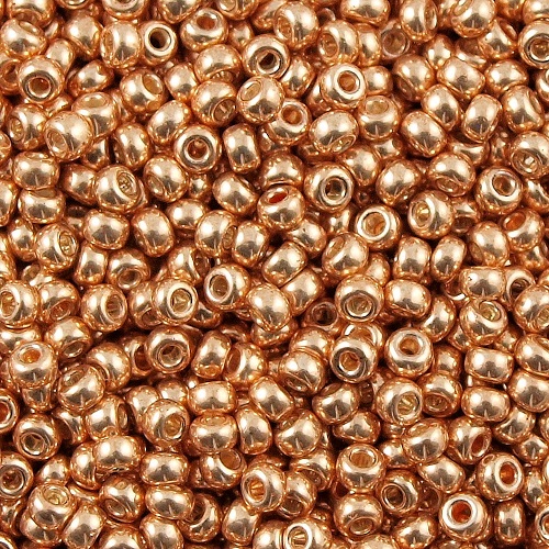 Miyuki Seed Beads 11/0 Galvanized Apricot Gold (MR11-1072L), 10 g