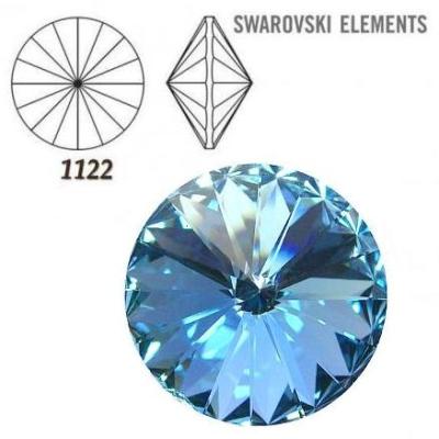 Rivoli – Aquamarine Foiled – 18 mm