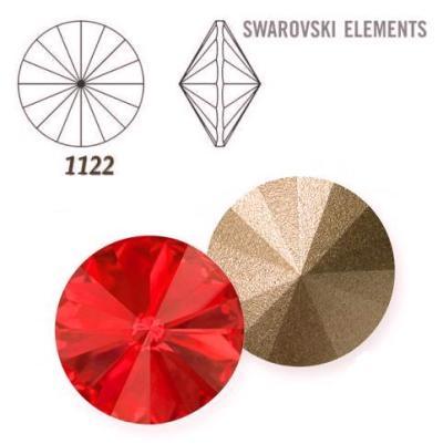 Rivoli – Light Siam Foiled – 12 mm, 1 ks