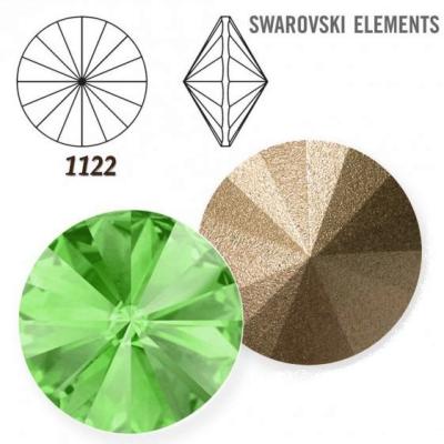 Rivoli – Peridot Foiled – 14 mm