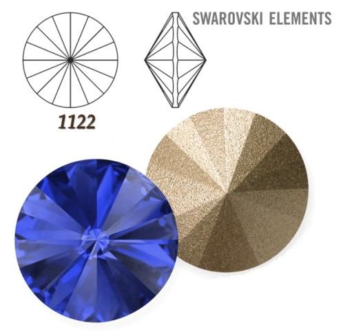 Rivoli – Sapphire Foiled – 14 mm
