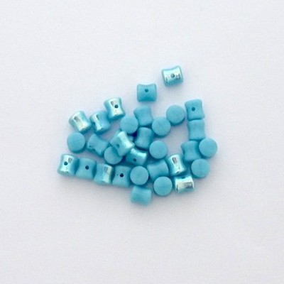 Diabolo (pellet) 4x6 mm - Turquoise AB (63030 28701), 50 ks