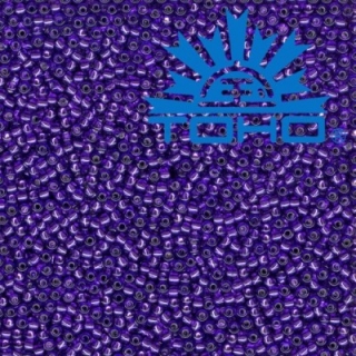 TOHO 8/0 Silver-Lined Purple (2224), 10 g