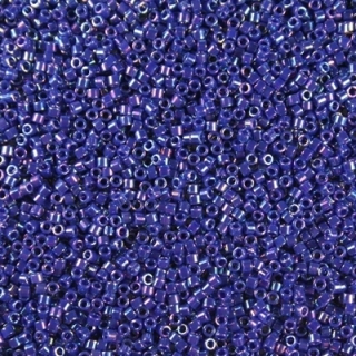 Miyuki Delica 11/0 Opaque Royal Blue AB (DB0165), 5 g