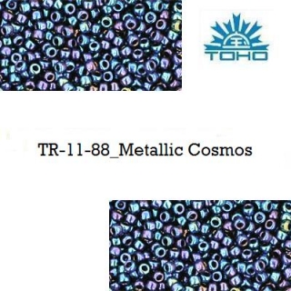 TOHO 11/0 Metallic Cosmos (88), 10 g